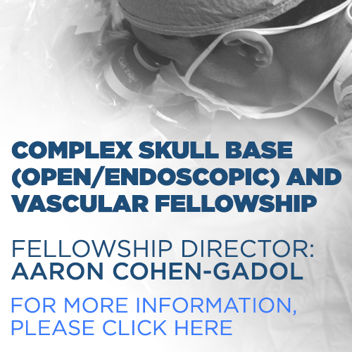 Complex Skull Base (Open/Endoscopic) and Vascular Fellowship, for more information, please click here.